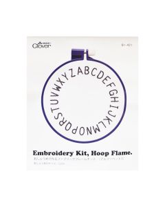 Clover Embroidery Kit Alphabet Hoop